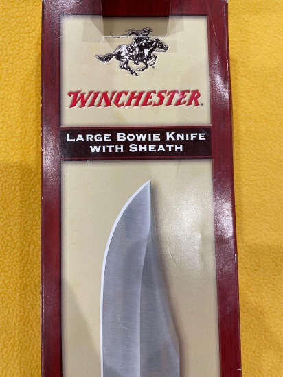 Winchester large Bowie with sheath