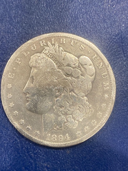 1894-0 Morgan silver dollar