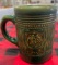Antique Green 5 inch stoneware mug