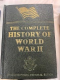 history of world war II hard back book