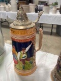 beer stein with lid