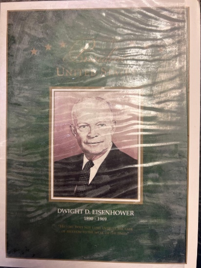 US commemorative gallery Eisenhower Dollars