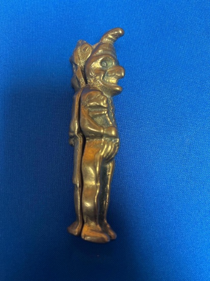 Punch and Judy Brass Nut cracker 1920?s