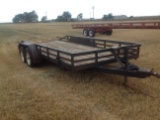 16Ft Tandem Axel Utility Trailer