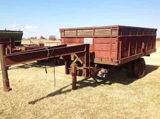 14-ft. Grain Trailer Hydraulic Lift Truck Chassis