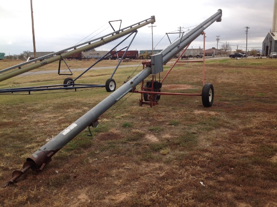 Hutchison Grain Auger with Gas Engine