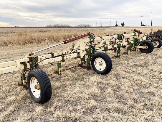Roll A Cone Double Square Bar Long Top Mast, Folding Rod Weeder. Single Gauge Wheels