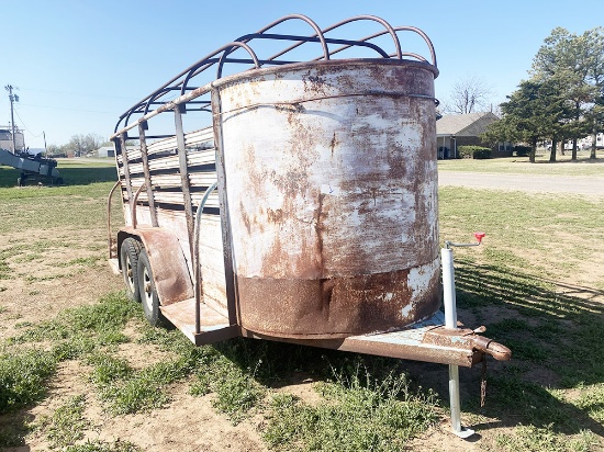 Farm 14ft Stock Trailer -No Title