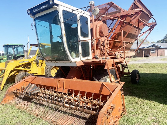 Allis 860 Diesel Cotton Stripper / Broadcast Head SN-4368- Drove in