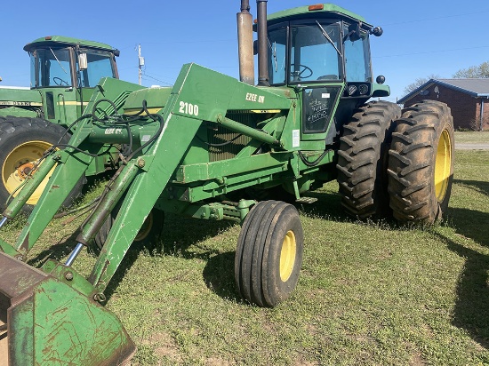 Deere 4640 and Eze 2100 Loader- Runs and Drives -SN 14130