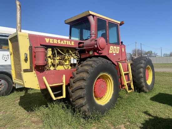 Versatile 800 Series - Runs 3pt and Remotes -SN 31908