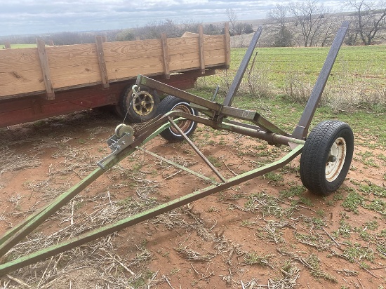 Round Bale Trailer-No Title