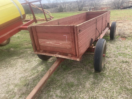 Wood 4 Wheel Trailer-No Title