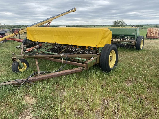 Set John Deere 8200 Grain Drills-20x8-D.D- with hitch- sells complete.