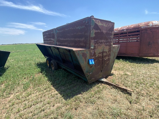 16ft Bulk Cattle Feeder