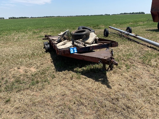 Bumper Pull Flat Bed  - No Title