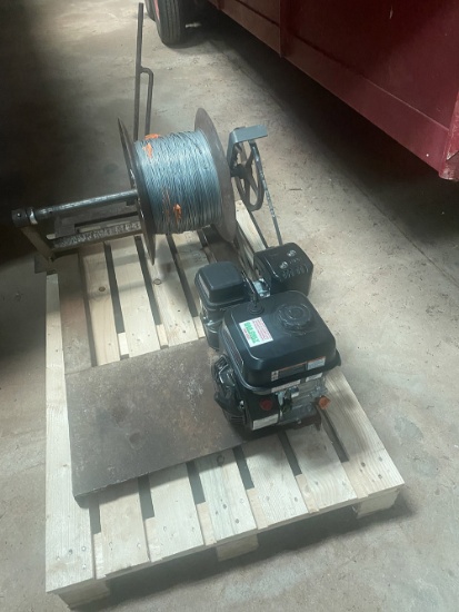 Gas Powered Wire Winder-/New Engine