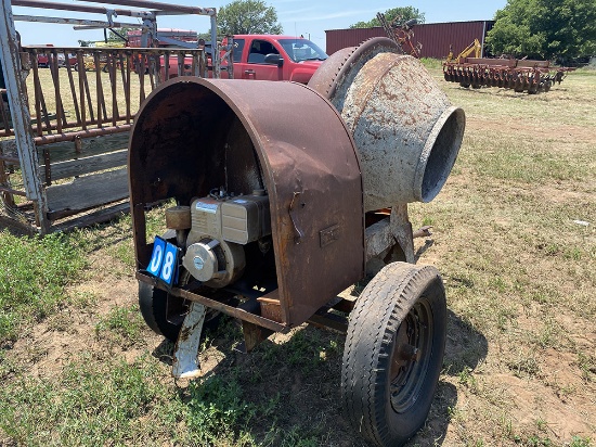 Gas Powered Cement Mixer
