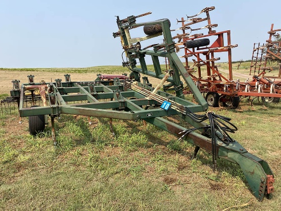 Flex-King 18ft Chisel Plow - Spring Shanks- High Clearance - with Degelman harrows