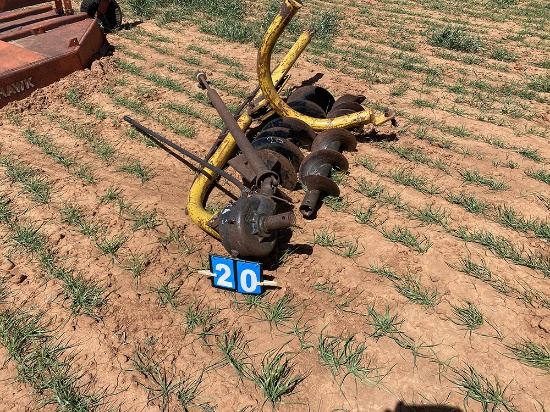 Post Hole Digger with 9 and 12 Augers