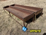 2, 12ft Feed Bunks Times the Money OFFSITE