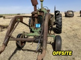 John Deere 730 LP and Loader OFFSITE