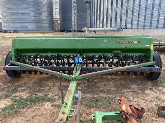 Lot 10, Deere 450 Grain Drill 21x7 Double Disc