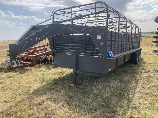 Neckover 6-8x24 Trailer New Rubber Floor- Nice