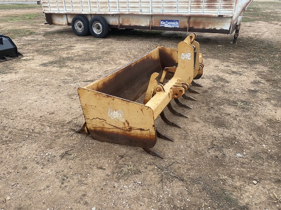 Gannon Commercial Box Blade 80” With Hyd Rippers
