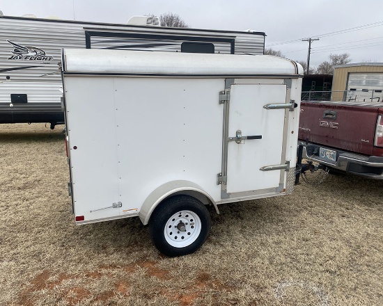 5x8 Cargo Trailer, Like New, Has Title and Spare