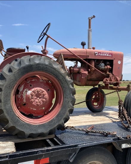 Farmall “A” new Rubber- Runs and Drives