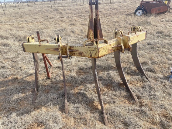 Big Ox 5 Shank Ripper Plow 3pt Hitch