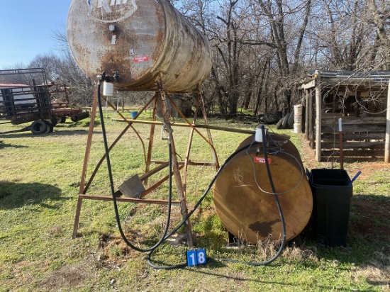 200 Gal Fuel Tank with 12V Pump