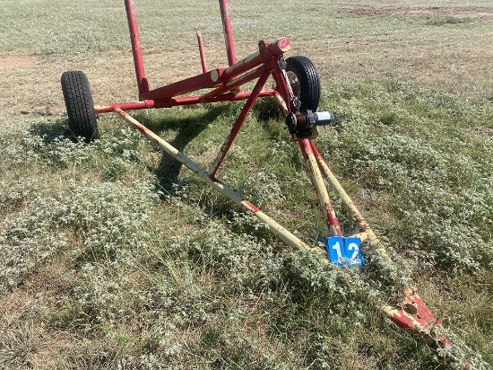 Single Round Bale Trailer
