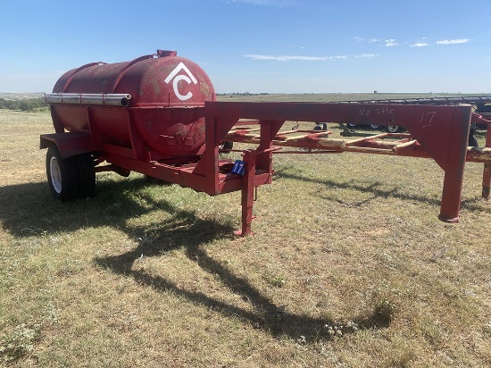 1000 Gal Water Trailer No Title