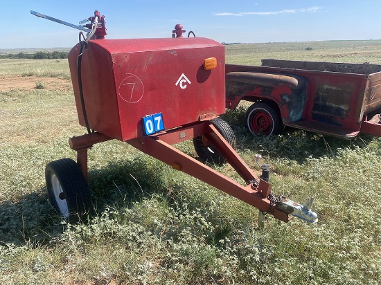 100 Gal Fuel Tank on Clark Transport