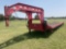 PJ  42ft Gooseneck Implement Trailer has 10ft Hyd. Tail. Dual Tandem, Has Title