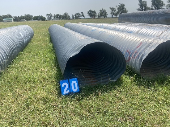 28inch oval x 20ft Tin Horn