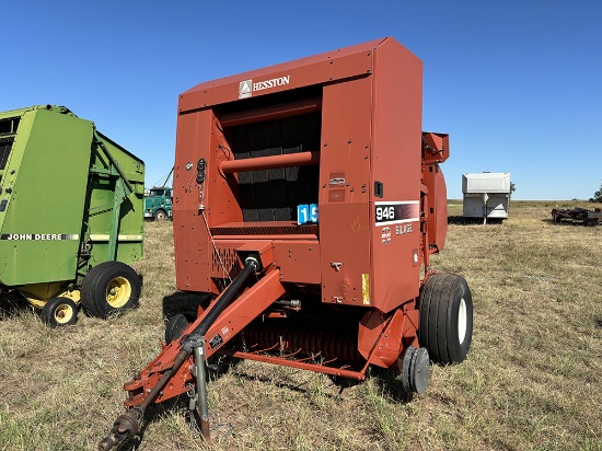 Hesston 946 Round Baler Silage Model-540 PTO