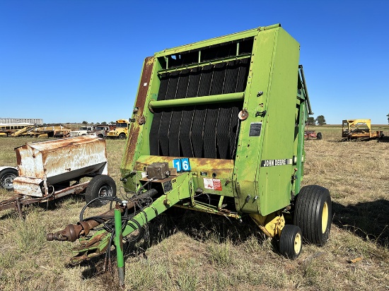 John Deere 535 Round Baler with Monitor-540 PTO