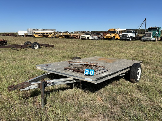 7ft x 10ft Aluminum Flat Bed Trailer, Bill of Sale