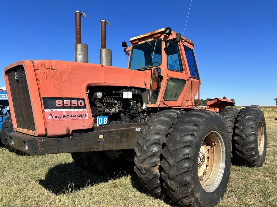 Allis 8550 Tractor 4x4, Big 1000 PTO, 3pt, Quick Hitch, 3 HYD. - N/R