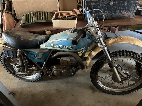 Bultaco Dirt Bike, VIN#PB98700683, Bill of Sale