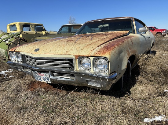Oldsmobile Cutlass 2 Door, not running, Bill of Sale