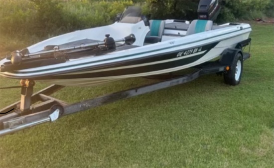 1995 Pro Craft 18ft Boat and Trailer, Merc. 120 Power