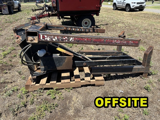 Dewese Round Bale Arm Loader, OFFSITE, Has power cord and controls