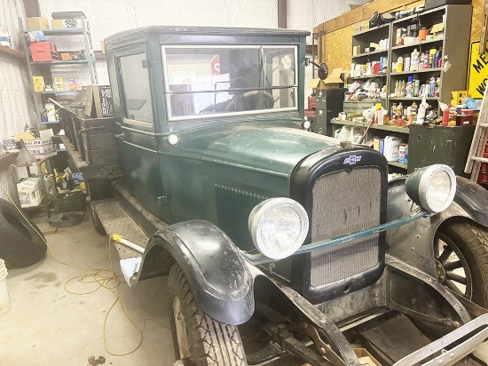 1928 Chevrolet Truck, Runs, Was Parade Truck, Clean, Has Original Title- Not Transferred