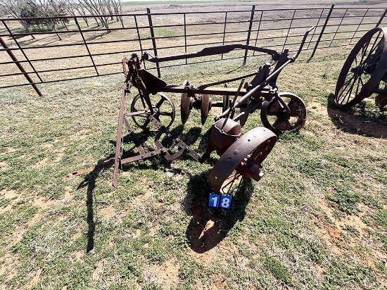 Antique 4 Disc Plow
