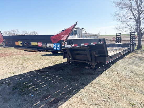 2012 Viking - Bright Corp. 49 ft Lowboy 3 Axel Trailer- Ex. Cond - 1 owner