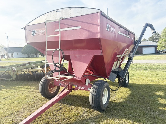 EZ Trail 3400 Grain Cart with Auger and Tarp